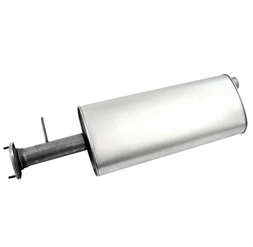 18915 – WALKER EXHST Exhaust Muffler, OE Replacement 11 Inch Width x 5-1/2 Inch Height Oval Aluminized Steel Case Sin...
